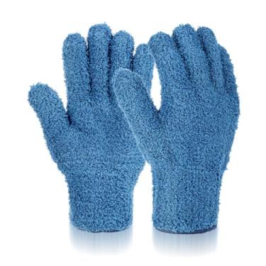 Imagem de Ymapinc 1 par de luvas de limpeza de plantas, luvas de limpeza reutilizáveis de microfibra para uso doméstico, cozinha, mesa, luz, janela, persiana, lavagem de carro