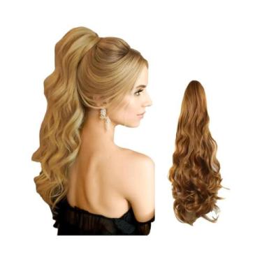 Imagem de Extensões de Cabelo Sintético Ondulado - 24 Polegadas - Multicoloridas
