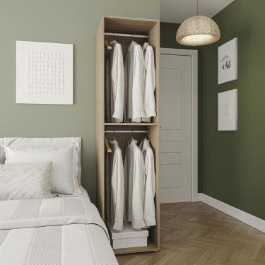 Imagem de Guarda-roupa Modular 45cm X 180cm Frame Cabecasa Madeiramadeira Acácia