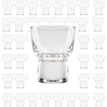 Imagem de LEMONSODA Conjunto de copos transparentes - copos de shot de cristal (60 g) - saquê, tequila, uísque, vodca, gin - ótimo para degustações, presentes, festas, peças únicas (saquê, conjunto de 48)