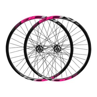 Imagem de Par Roda aro 29 KOG 36F com Cubo K7 com Raios Inox Preto, Preto, Rosa
