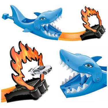 Imagem de Pista Tubarão Com Lançador Brinquedo Looping 360º - Toys