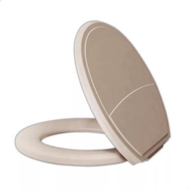 Imagem de Tampa Assento Vaso Sanitário Almofadado Oval Universal - Plus Slim - M