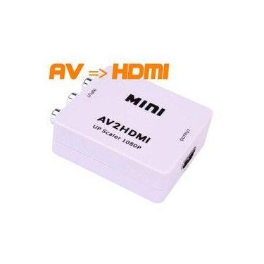 Imagem de Adapitador de AV(TV TUBO) HDMI(TV LCD) entrada HDMI saída AV para conv