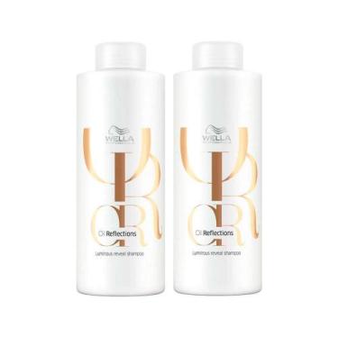 Imagem de Kit Wella Professionals Shampoo Oil Reflections 1000ml - 2 Unidades