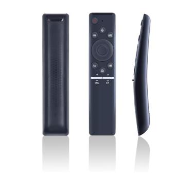 Imagem de JISOWA Controle remoto de voz para Samsung QN65Q8CAMFXZA QN65Q6DRAFXZA UN43LS003AFXZA UN65MU7600FXZA UN50MU630DFXZA UN75NU800DFXZA QN75Q60RAFXZA UN55MU7500FXZA QN75Q60RAFXZA 85Q7DRR Substituição AFXZA