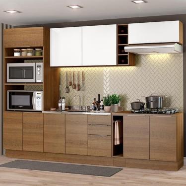 Imagem de Cozinha Completa Madesa Stella 290001 com Armário e Balcão