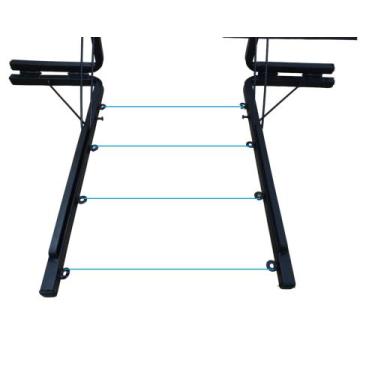 Imagem de Varal articulado para casa e apartamento 4 guias - IMMETAL