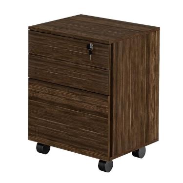 Imagem de Gaveteiro 3 Gavetas Com Rodízios Me4148 Nogal