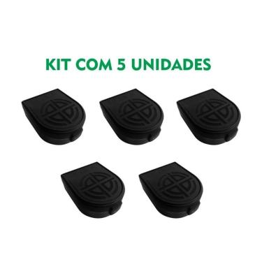 Imagem de Kit 5 Porta Munição Estojo 36 Munições Bélica .380 .40 9 Mm 7.65 Preto