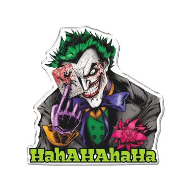 Imagem de Adesivo Decorativo Em Relevo Fácil Aplicação Coringa Cor Branco