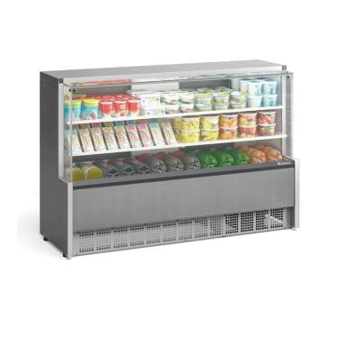 Imagem de Vitrine Refrigerada Gelopar Universal 1,75 M Inox 220v Gpda-175r