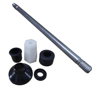 Imagem de Kit Reparo Lavadora Wanke (eixo 44.8+ Vedações+ Retentor Rosca Sem Fim E Sextavado)