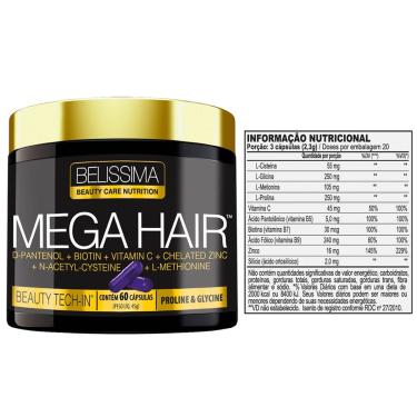 Imagem de Kit Mega Hair + Collagen Plus em Pó 264g – Belíssima Kit Mega Hair + Collagen Plus em Pó 264g - Belíssima