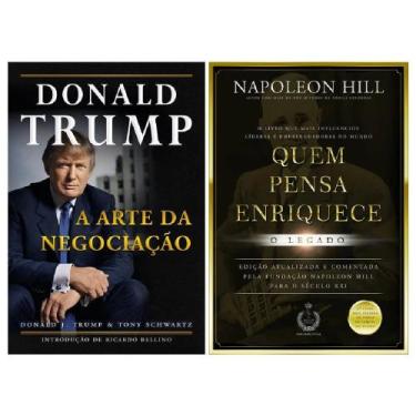 Imagem de Kit Donald Trump & Napoleon Hill - A Arte da Negociação + Quem Pensa E