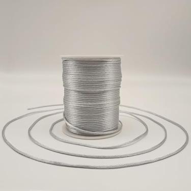 Imagem de ChunLiou Cordão De Nylon Acetinado 2 Mm E 330 Pés Para Fazer Joias, Pulseiras, Colares, Contas, Linha Rabo Rato, Macramê, Kumihimo, Nó Chinês, Artesanato