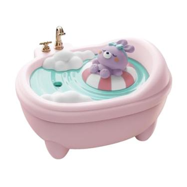 Imagem de Fenteer Umidificador de ar com animais fofos, difusor de óleos essenciais para sala de estar, Rosa