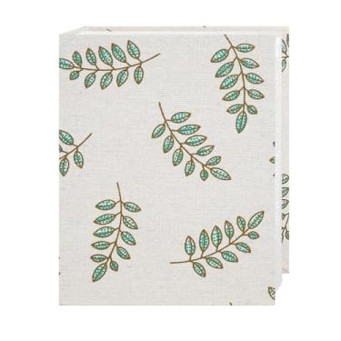 Imagem de Cherrich Álbum De Fotos Pequeno 4X6 Com 100 Bolsos, Capa Linho, Livro Para Casamento, Bebê, Família, Formatura