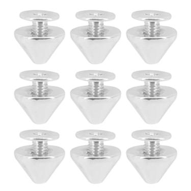 Imagem de Megoto 90 Conjuntos De Cones Com Pontas, Parafusos, Rebites Metal Para Roupas Estilo Punk, Sapatos Bala, Bolsas, Coleiras Cachorro, Acessórios Decoração Artesanato Faça Você Mesmo (Cone 7X20 Mm)