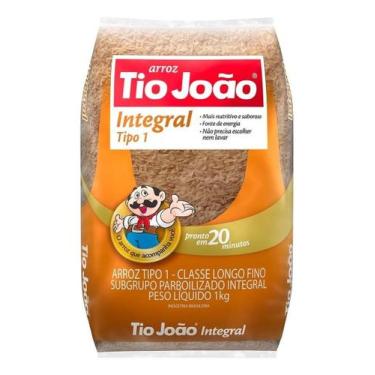 Imagem de Tio Joao arroz parboilizado integral 1kg - Tio João