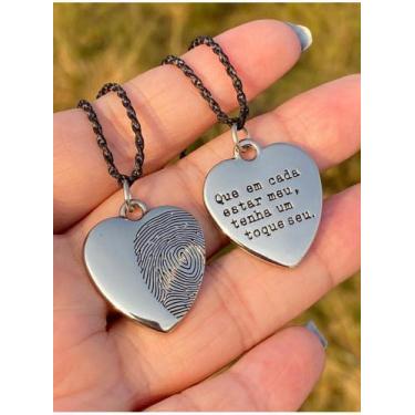 Imagem de Colar Toque seu - Gravação dupla - Hippie Artesanatos