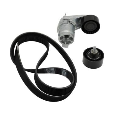 Imagem de NOVAPARTS Kit de correia dentada tensores de transmissão 11287589361 11287589366 para BMW 535i GT xDrive 640i Gran Coupe xDrive X5 X6 2.0L 3.0L 2011-2019 11287599097