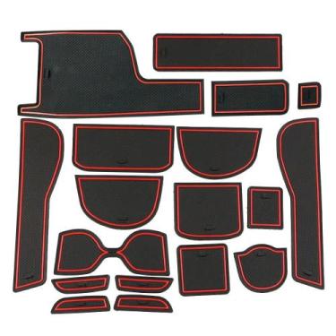 Imagem de Honda Jazz Fit 2014-2019 Tapete De Borracha Antiderrapante Para Porta 