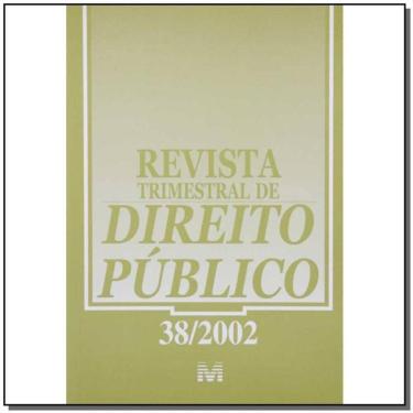 Imagem de Revista Trimestral De Direito Publico Ed. 40