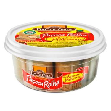 Imagem de Paçoca Rolha Dacolônia com Açúcar Mascavo 210g