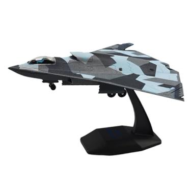 Imagem de simhoa 1/144 J36 Modelo de caça Simulado Avião Simulado Exibição Diecast Modelo de avião de brinquedo para quarto Sala de estar Casa Bar Prateleira