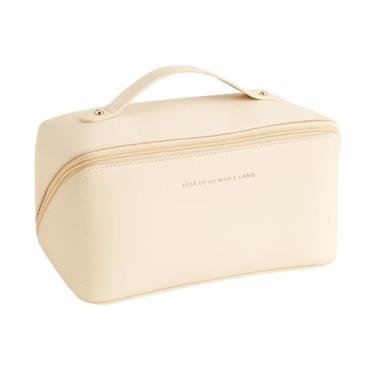 Imagem de Necessaire Feminina Grande para Viagem e Uso Diário – Frasqueira Bolsa de Maquiagem, Organizadora Multiuso Premium