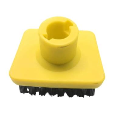 Imagem de SiaBiced Escova de vapor portátil para superfícies duras SC5 Acessórios resistentes Limpador a vapor Cabeça de varredura para rejunte Piso Pia, Pp Bristles B