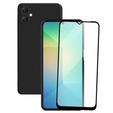 Imagem de Capinha Para Galaxy A06 Capa Preta Premium Proteção Câmera + Película de Vidro 3D Anti Impacto
