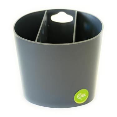 Imagem de Coza - Escorredor Talher Oval Basic Coza - Chumbo