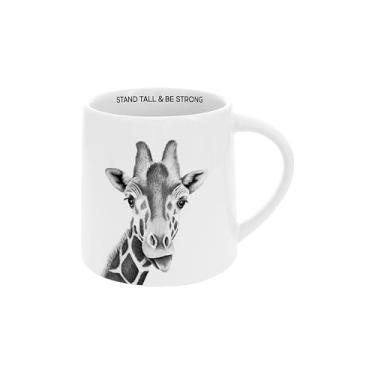 Imagem de Pavilion Gift Company - Stand Tall & Be Strong - Girafa - Caneca de café de 500 ml, xícara de chá, zoológico, vida selvagem