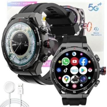 Imagem de Smart Watch Hw 18 Call2 Redes Sociais Video Chamadas Baixa Musicas 5G/4G Rede Wifi Chip Original-Unissex