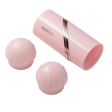 Imagem de Estojo porta lentes Dobravel Coração + Pinça e Ventosa Rosa