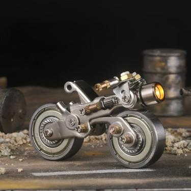 Imagem de ZUNPINSPACE Quebra-Cabeça De Metal 3D Para Adultos, Kit Modelos, Armadura Mecânica, Quebra-Cabeças Adultos - O Melhor Presente Homens (Motocicleta)