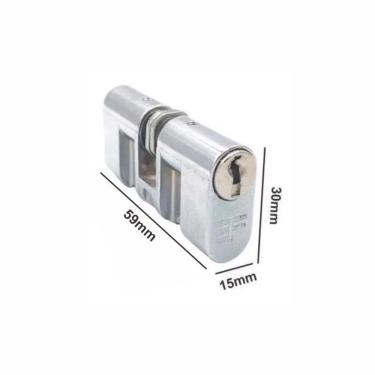 Imagem de Cilindro Miolo Para Fechadura Lafonte Cromado