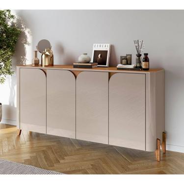 Imagem de Buffet Memphis Off White/Cedro - Casa D Móveis
