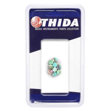 Imagem de Kit Luthier 10 Marcadores Abalone Inlay 6mm Violão Guitarra - Thida