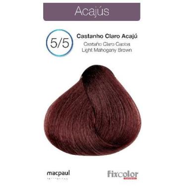 Imagem de Coloração Fix Color Macpaul Professional, Castanho Claro Acaju