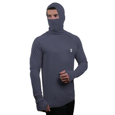 Imagem de Camiseta Skube Com Máscara e Capuz UV 50+ Manga Longa Masculina-Masculino