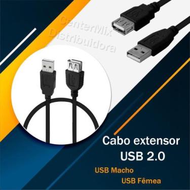 Imagem de Cabo USB Macho+USB Femea 1,5 MT - IT-BLUE