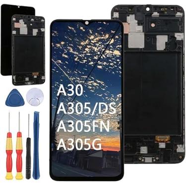 Imagem de Yuxyiony Nova tela de substituição para Samsung Galaxy A30 A305/DS A305FN A305G Display LCD tela de reparo e acessórios de ferramentas de substituição.