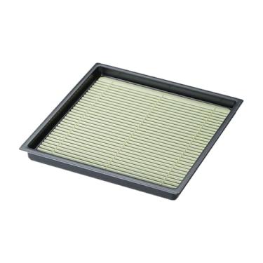 Imagem de Llazsybz Bandeja para Servir Macarrão Udon com Escorredor de Pratos, Prato para Soba para Restaurantes, Quadrado, Tamanho real