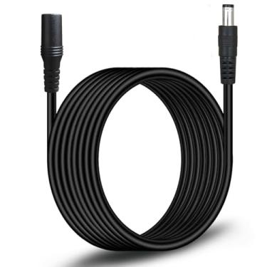 Imagem de TAMDESG Cabo De Extensão Alimentação Cc 5,5 Mm X 2,1 Mm, Corrente 18 Awg, 10 A, 5 M, Fêmea Para Macho, Conector Metal Espesso Câmeras Segurança, Cftv Ip, Roteador, Fitas Led, Painéis Solares V, 9 12