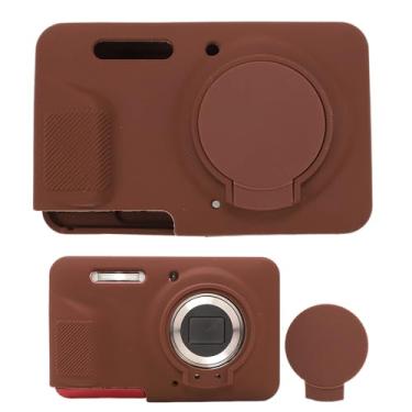 Imagem de AEXUTDA Capa compatível com câmera FZ55, pele corporal leve FZ55, capa protetora ultrafina de silicone macio resistente a arranhões FZ55, cor café
