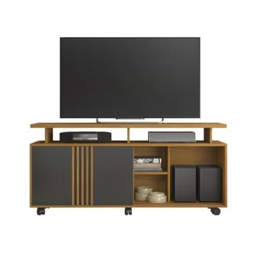 Imagem de Painel Mdp e Mdf para Tv de até 65 polegadas 2,18 m por 1,82 m Cinamomo