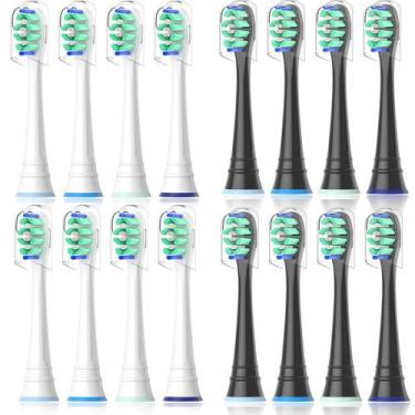 Imagem de Cabeças de escova de dentes de reposição Cusnikelo para Sonicare (paco